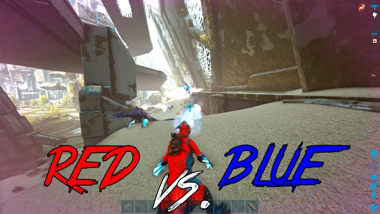 DEFENDING FROM A DESERT TITAN FOR A FAN | Ark Small Tribes PvP