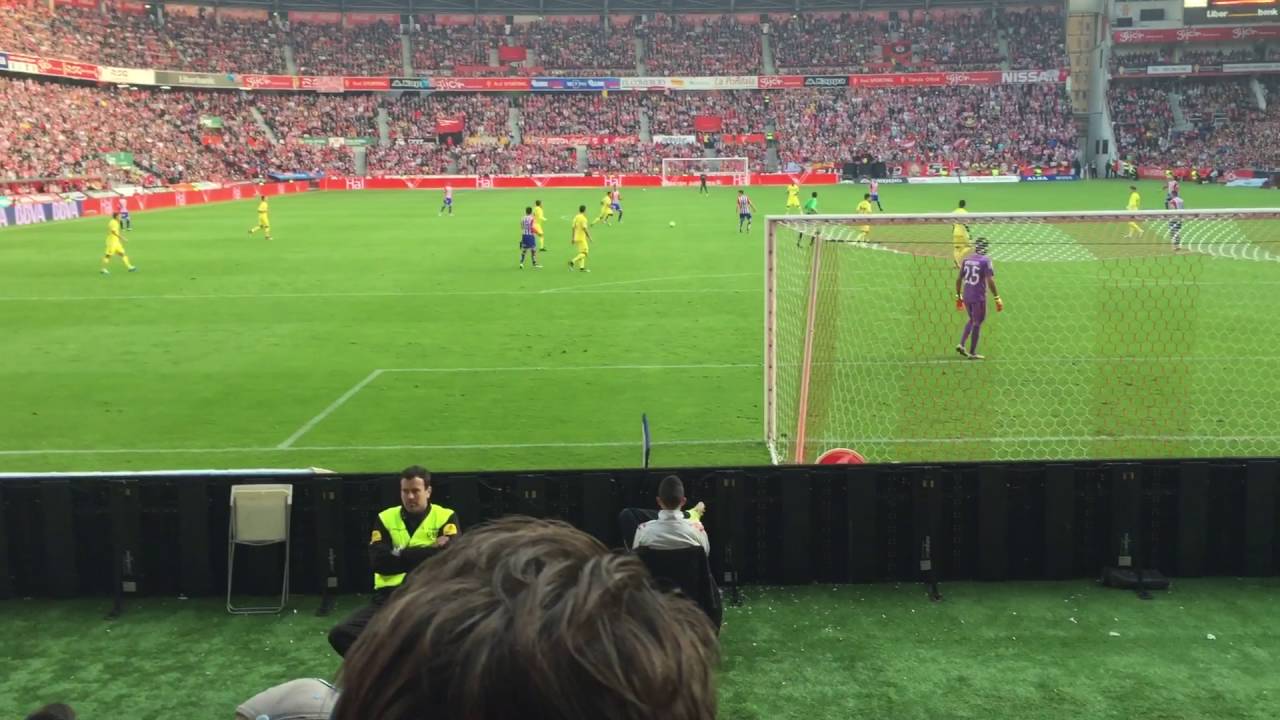Gol de Sergio Álvarez al Villarreal visto desde la grada.