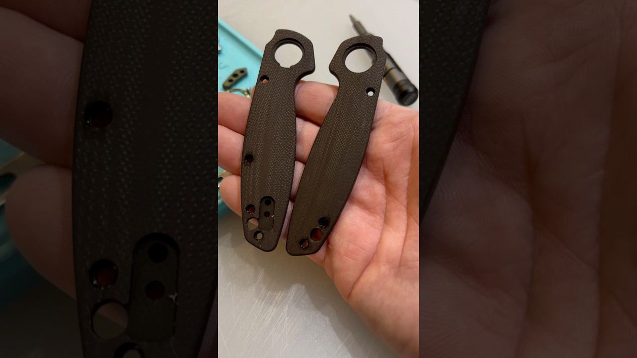 Dye G10 Knife Scales - Vosteed Shilin Cutter