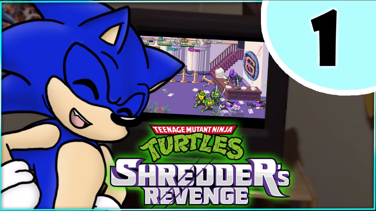 🍕Team Sonic Plays: Teenage Mutant Ninja Turtles! (Part 1)