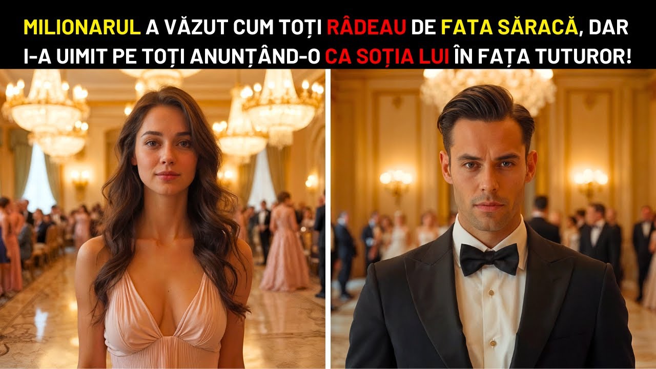 MILIONARUL A VĂZUT CUM TOȚI RÂDEAU DE FATA SĂRACĂ, DAR A UIMIT PE TOȚI ANUNȚÂND-O SOȚIA LUI!