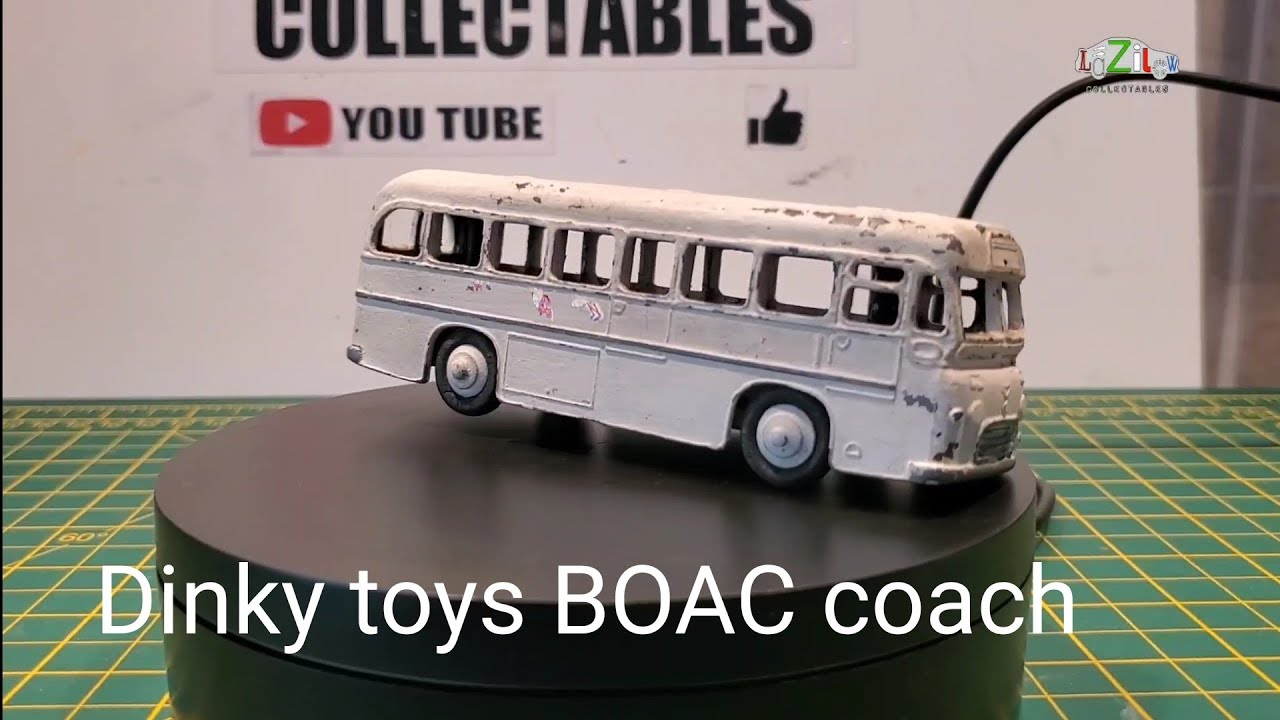 Vintage BOAC Coach Diecast Restoration: How to Restore Dinky Toys