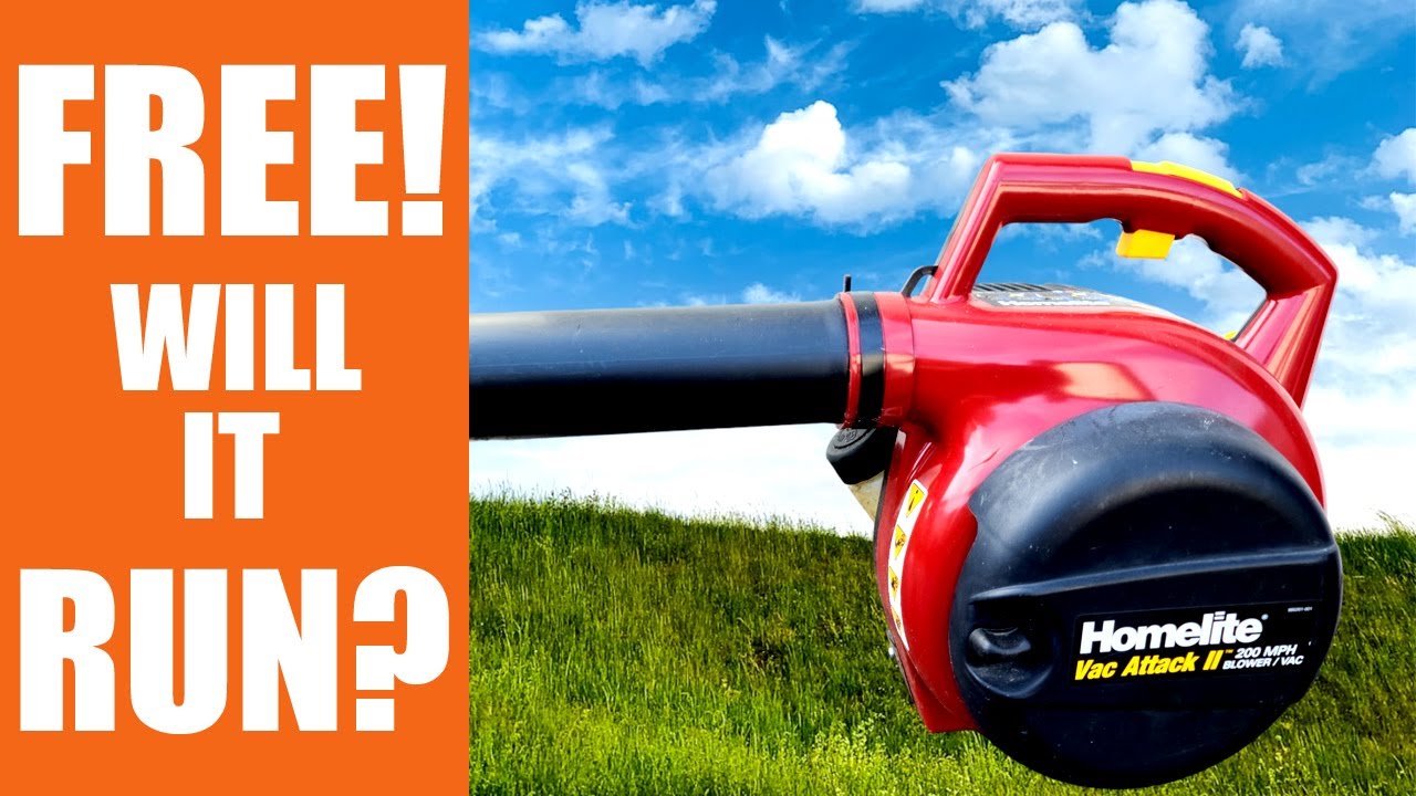 Free Homelite Vac Attack Leaf Blower - Not What You Think It Is!