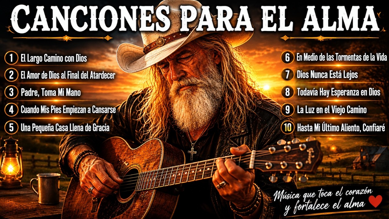 CANCIONES PARA EL ALMA 🥀 M&uacute;sica Que Toca el Coraz&oacute;n y Fortalece el Alma💔 | Dark Country en Espa&ntilde;ol