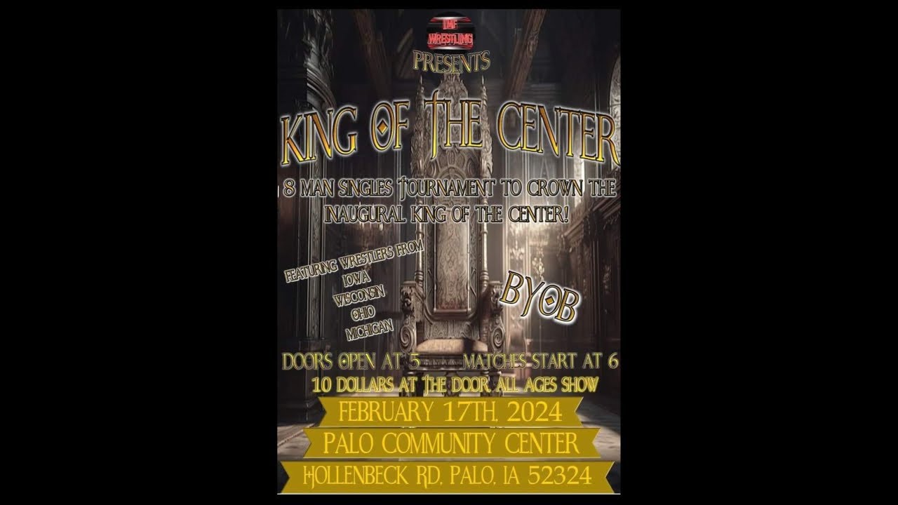 IMF Wrestling  is live! At KING OF THE CENTER PRE SHOW