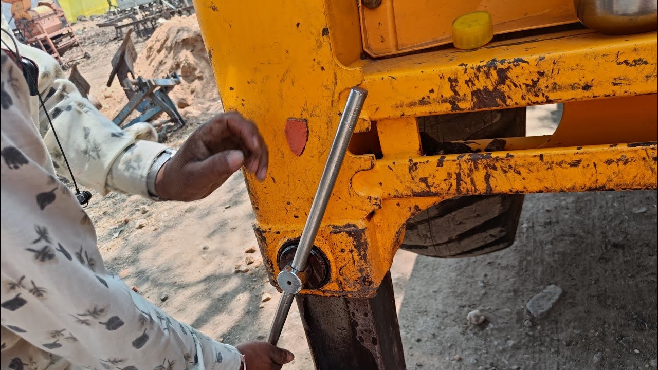 my JCB 3dx stabilizer ped check and change