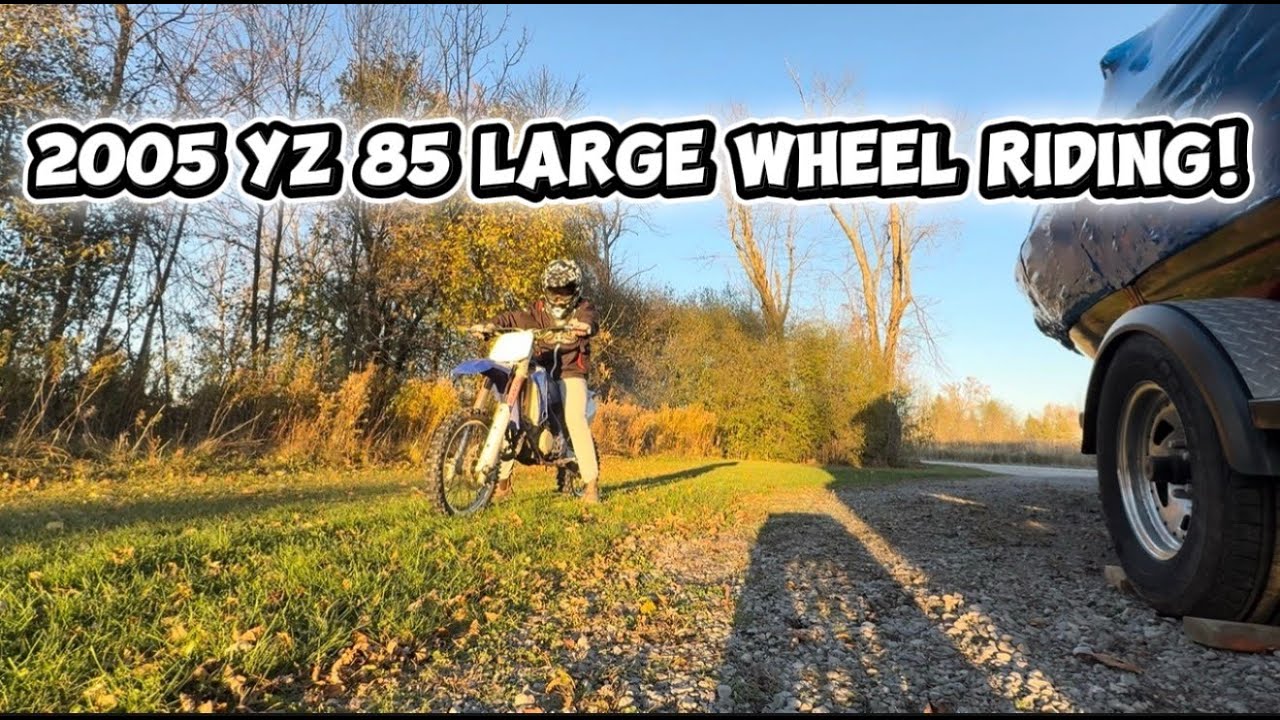 2005 Yamaha YZ85 Large Wheel Dirtbike Riding! P.O.V Riding and Cold Startup