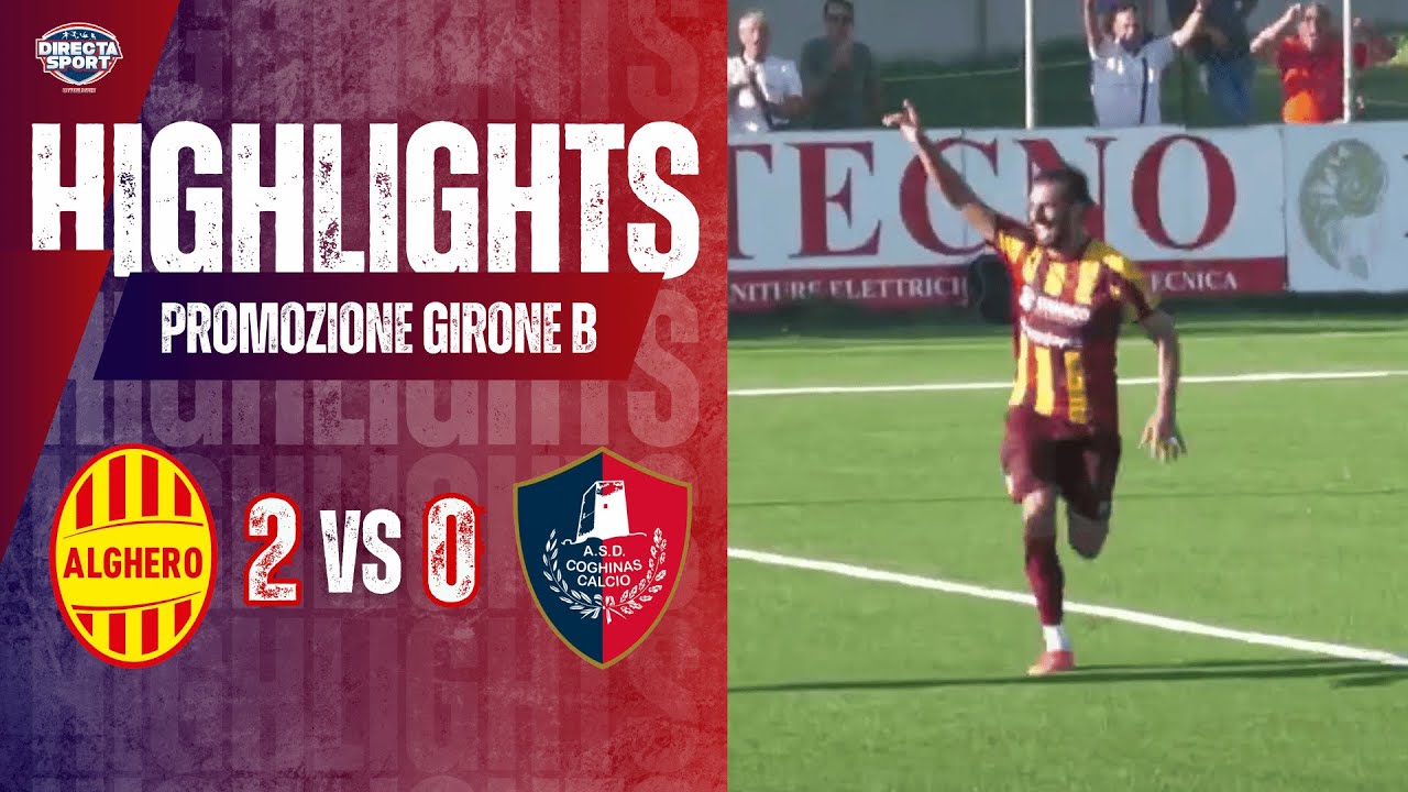 Calcio Promozione Gir. B - Alghero Calcio-Coghinas Calcio 2-0 (Highlights)