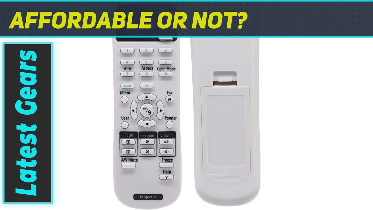 Universal Projector Remote Control for Epson Projectors: The Ultimate Control Solution!review