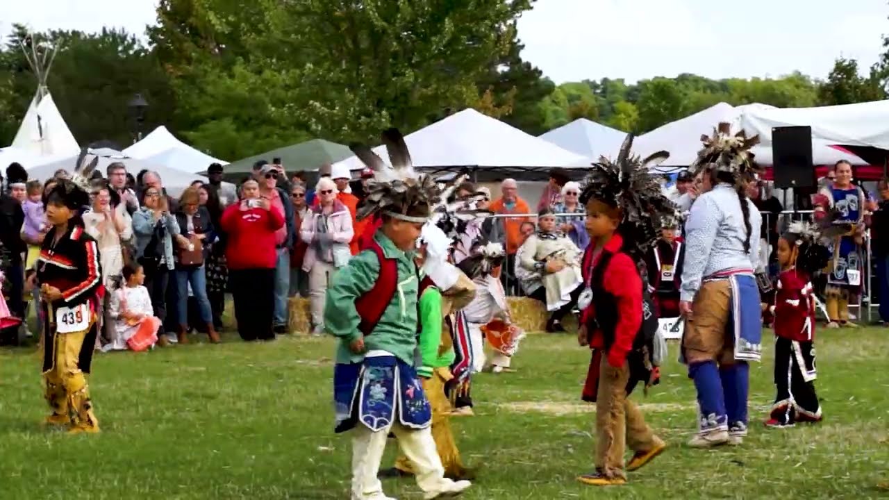 Boys dancing II at Akwesasne Pow wow 2025