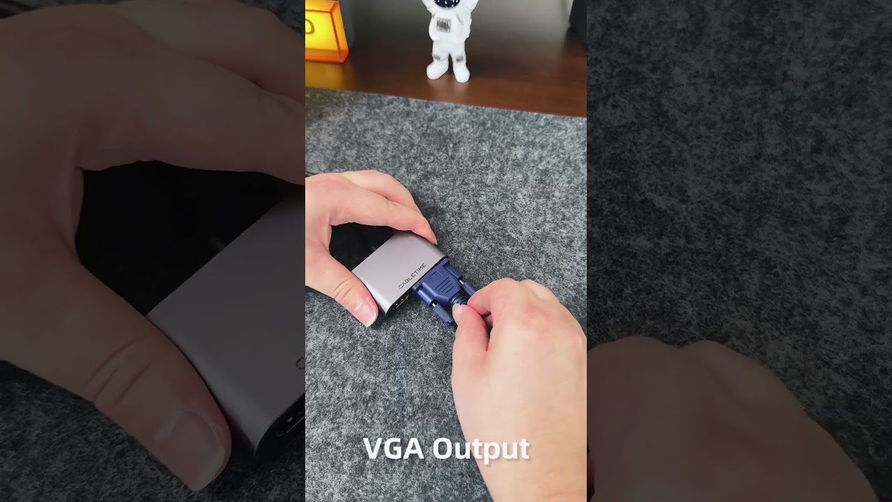 4 in 1 USB C to HDMI+VGA HUB