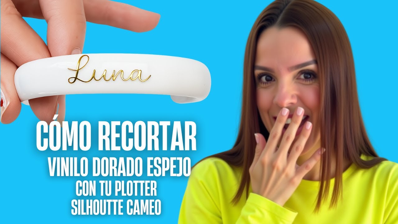 Cómo cortar vinilo dorado espejo en Silhouette Cameo 5