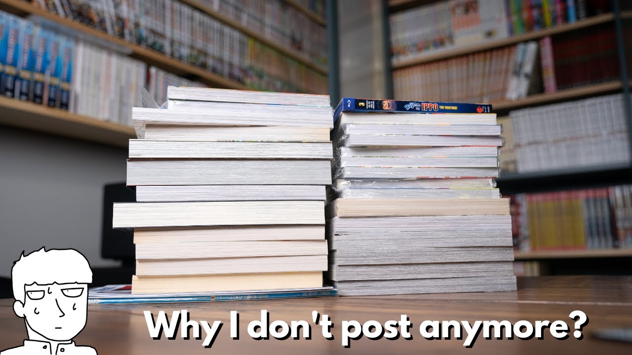 The manga haul that ended the channel