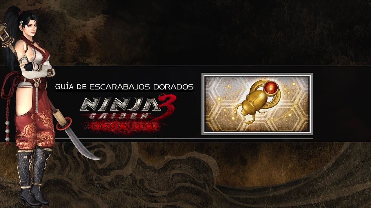 Ninja Gaiden 3 RE: Guía de Escarabajos Dorados
