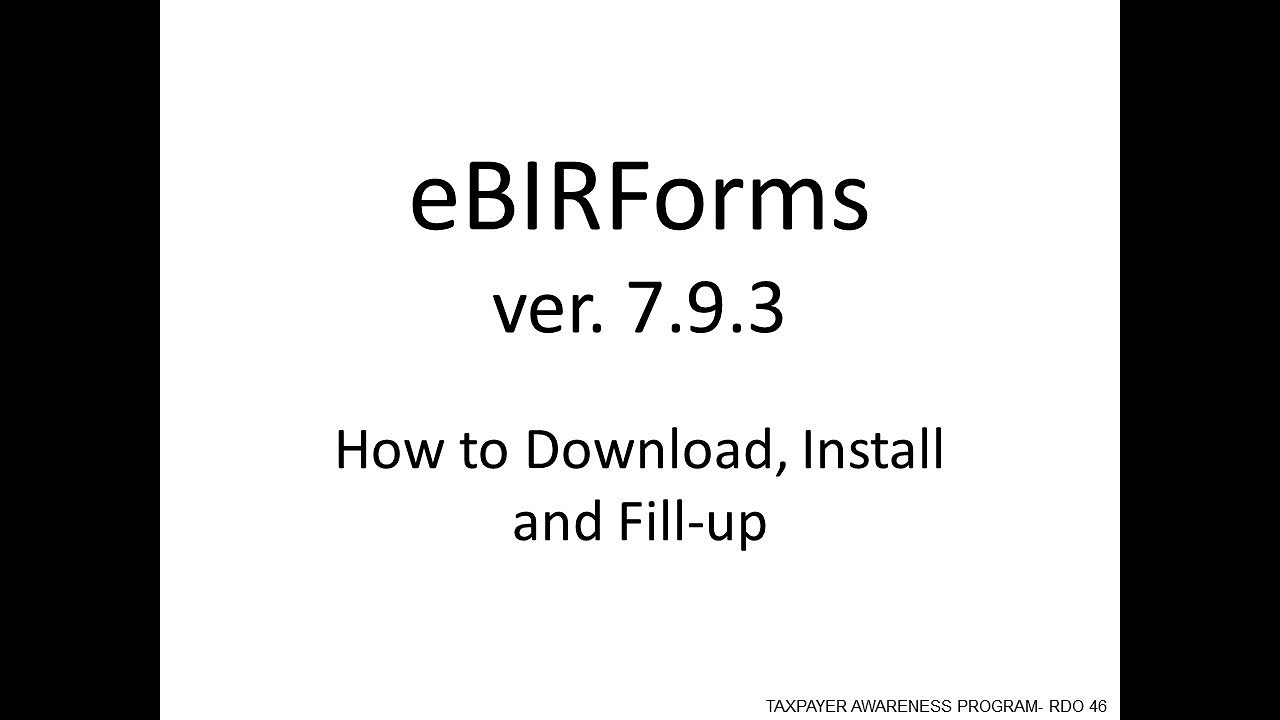 eBIRForms ver. 7.9.3