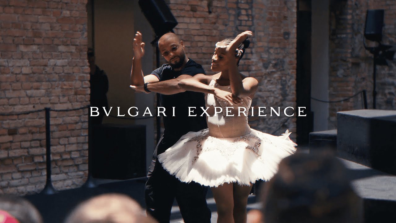 Sadeck Berrabah and Ingrid Silva at Pinacoteca de Sao Paulo | Bvlgari supports Art | Bvlgari