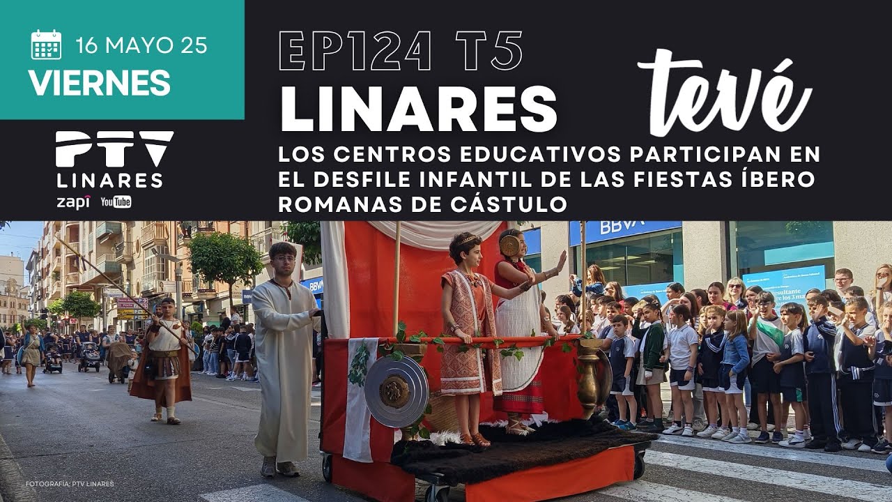 Los centros educativos participan en el Desfile Infantil de las Fiestas Íbero Romanas de Cástulo