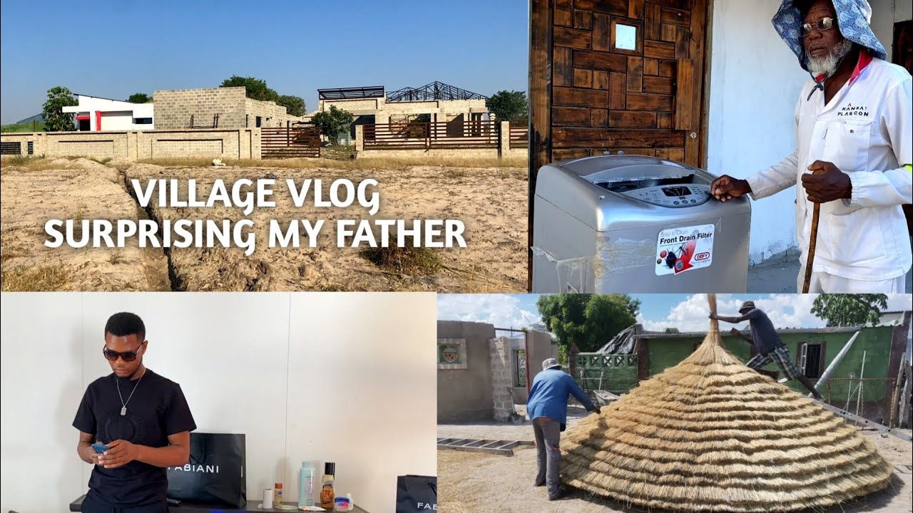 Surprising my dad with washing machine in the village 🔥General construction @iammayuguno5148
