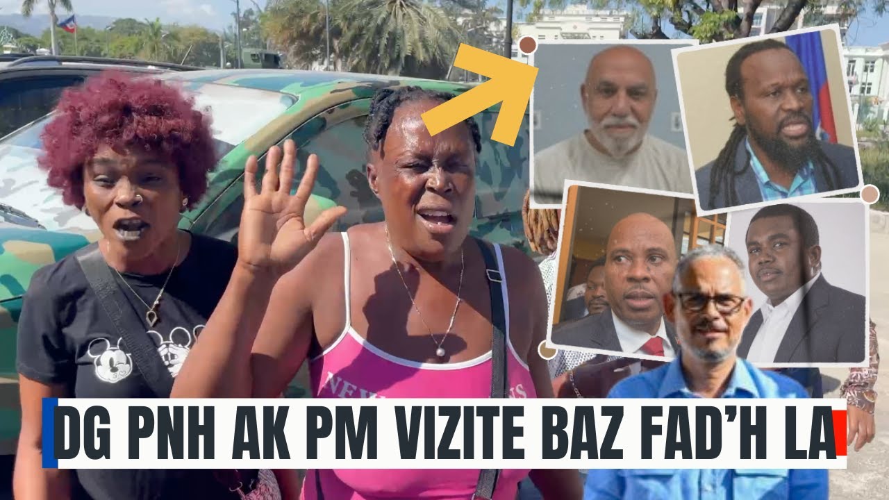 Deblozay pete - Plizyè moun debake devan baz FADH, mande arete Andre Michel, Nenel Cassy ak boujwa
