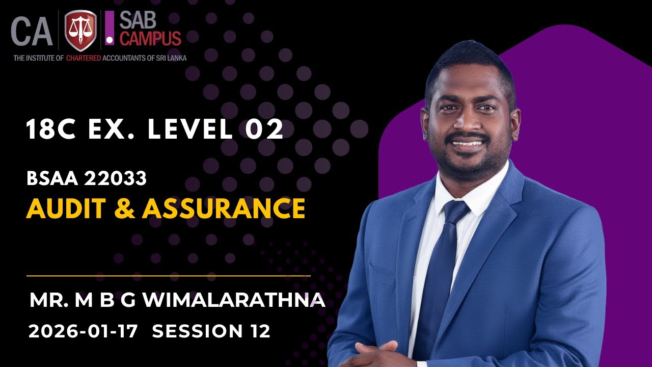 BSAA 22033 Audit & Assurance - 18C EX  2026.01.17 @sabcampus