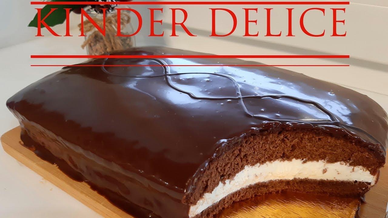 🍫Kinder Delice 🍫Пирожное ГИГАНТСКОЕ/готовим дома Киндер Делис