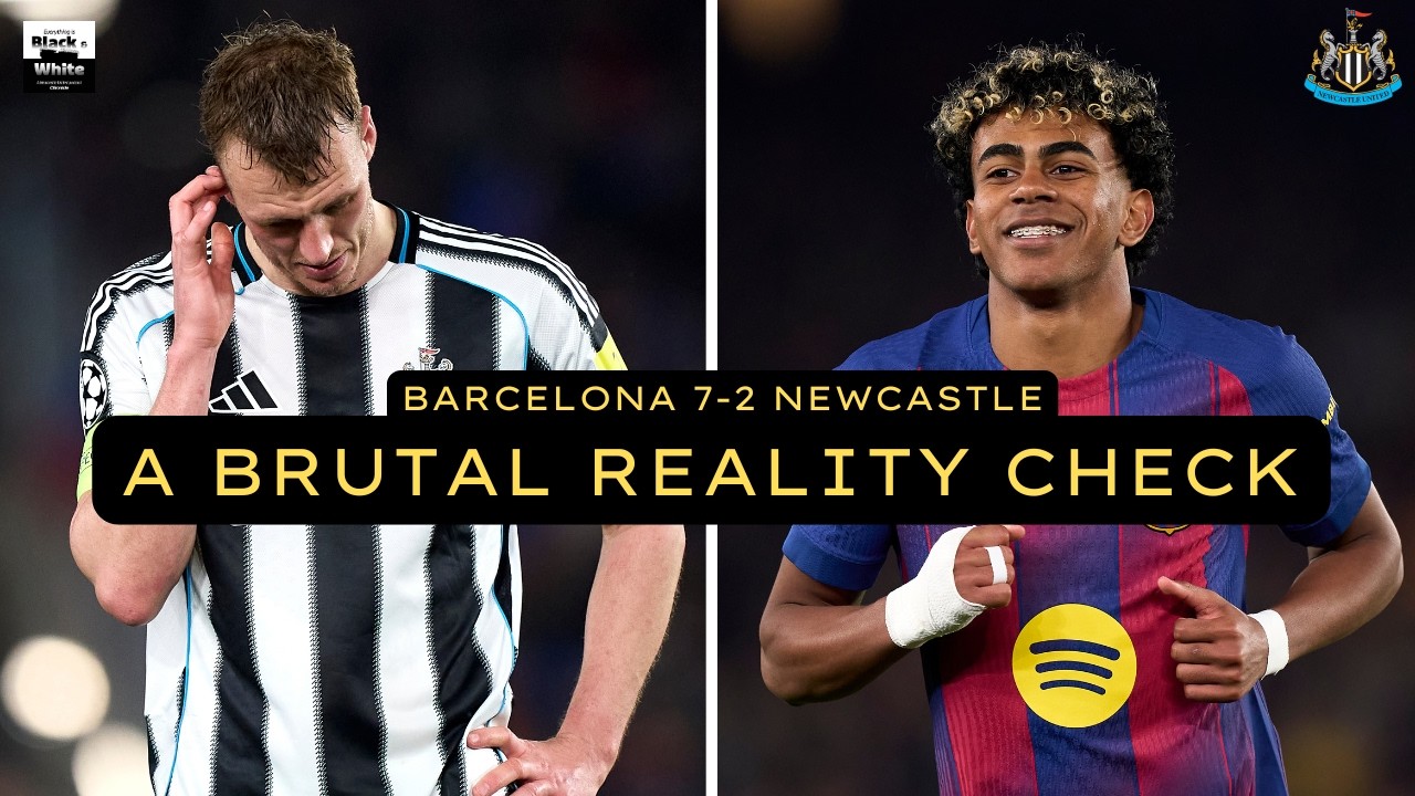 Newcastle United served 'BRUTAL REALITY CHECK' as Barcelona loss raises questions about 2030 vision