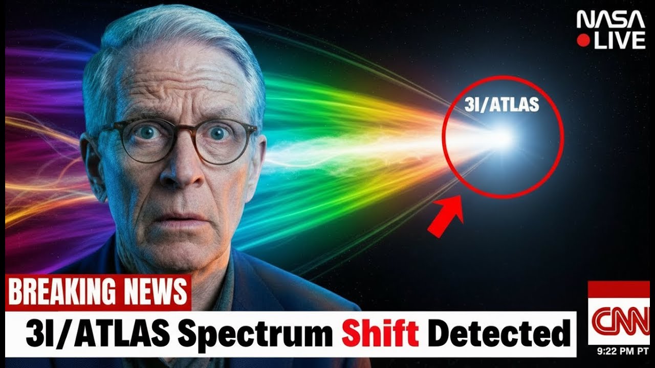 3I/ATLAS Spectrum Shifted Beyond NASA’s Controls