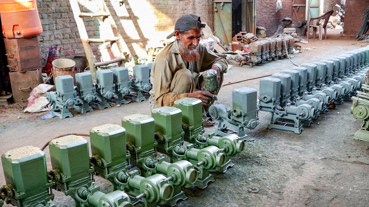 Process of Making High Pressure Car Washer Pump | Water Pump Mass Production Process