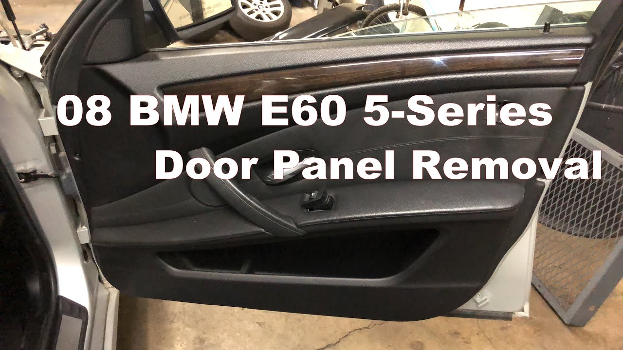 How to Remove Front Door Card on BMW E60 5-Series