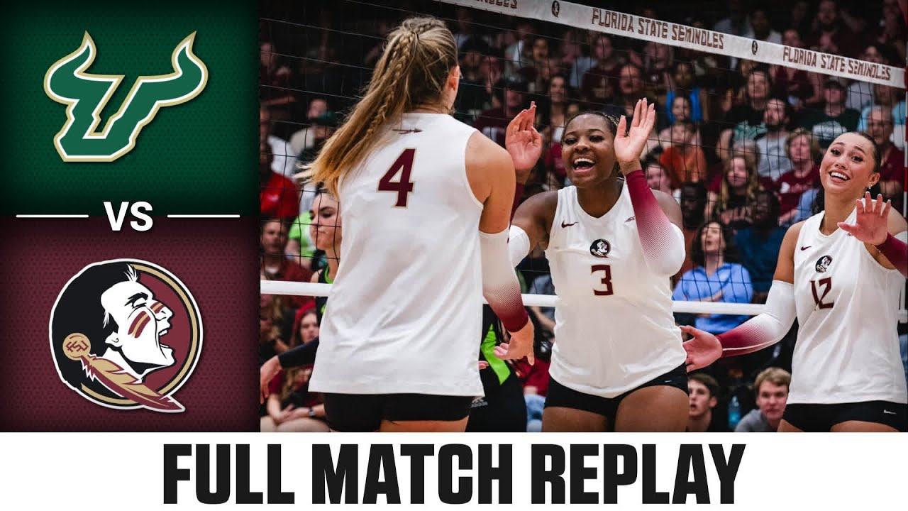 South Florida vs. Florida State Full Match Replay | 2024 ACC Volleyball