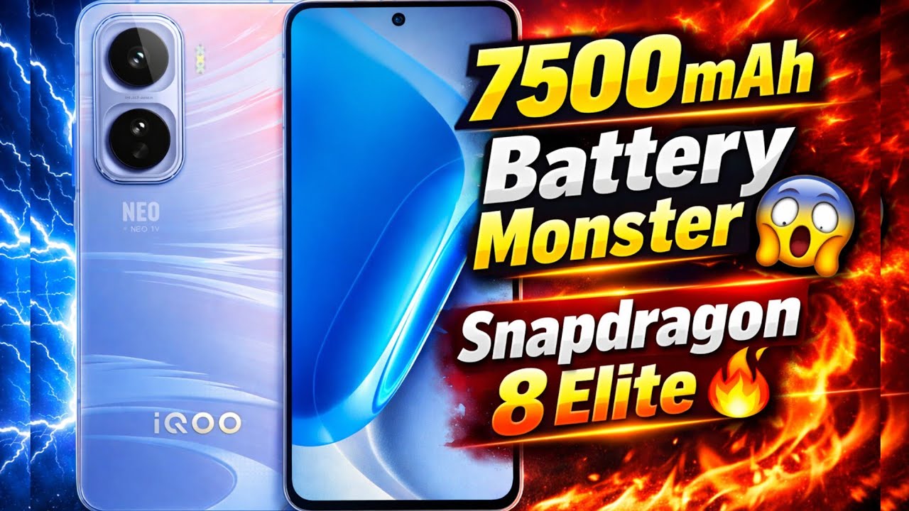 iQOO Neo 11 🔥 7500mAh Battery + Snapdragon 8 Elite | Gamers ke liye Best Phone? 🤳