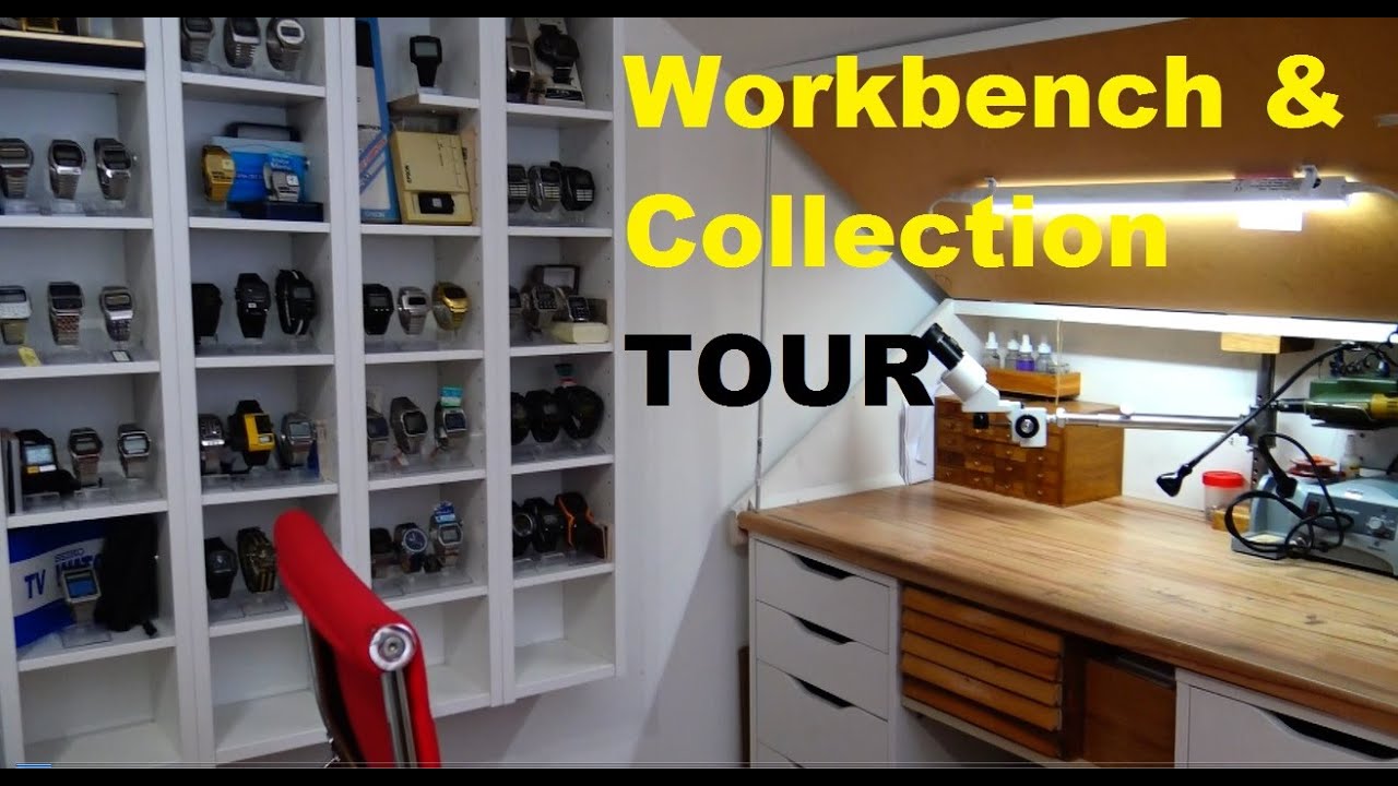 Workbench and Collection Tour - Ep - 103 - Vintage Digital Watches