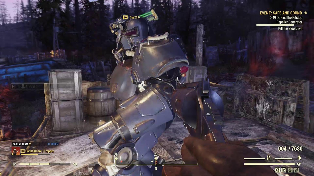Fallout 76 ps5 events and crafting Bounty hunting and More