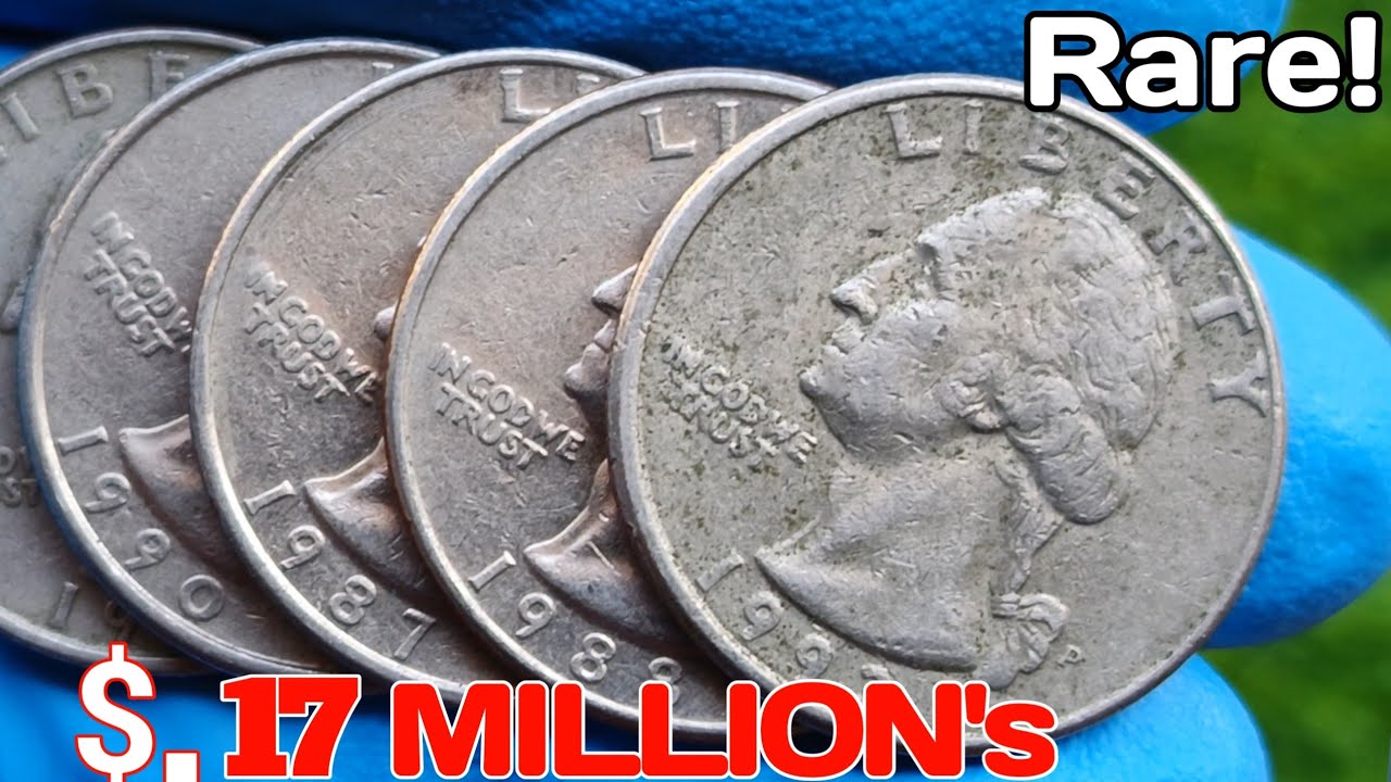 Top 5 Most Expensive Washington Quarter Rare Quarter Dollar Coins Worth Big money Coins Worth money!