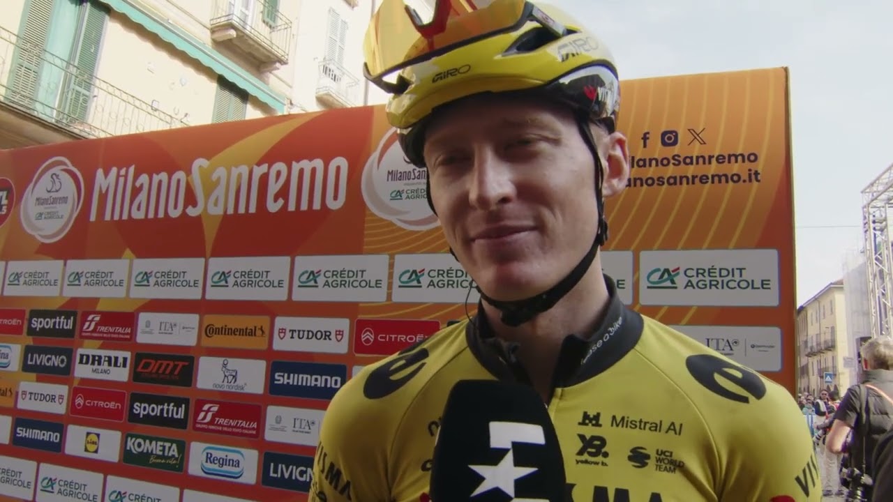 Matteo Jorgenson - Interview at the start - Milano-Sanremo 2026