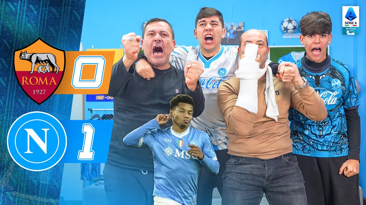 VETTA!! TUTTI MUTI! ROMA-NAPOLI 0-1 | LIVE REACTION NAPOLETANI