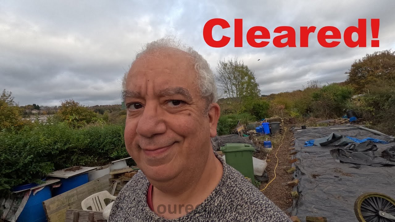 Low Maintenance Allotment Cleared, Allotment Gardening Diary