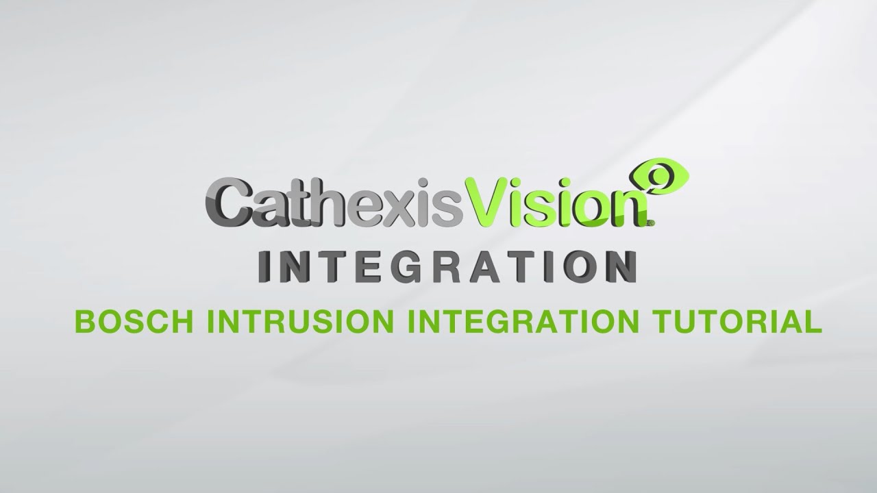 Bosch Intrusion Integration Tutorial
