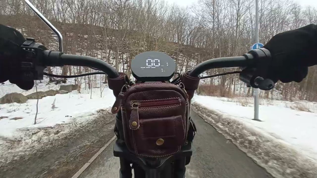 V8 1000W eFat Bike Mountain Uphill | Long Steep Climp