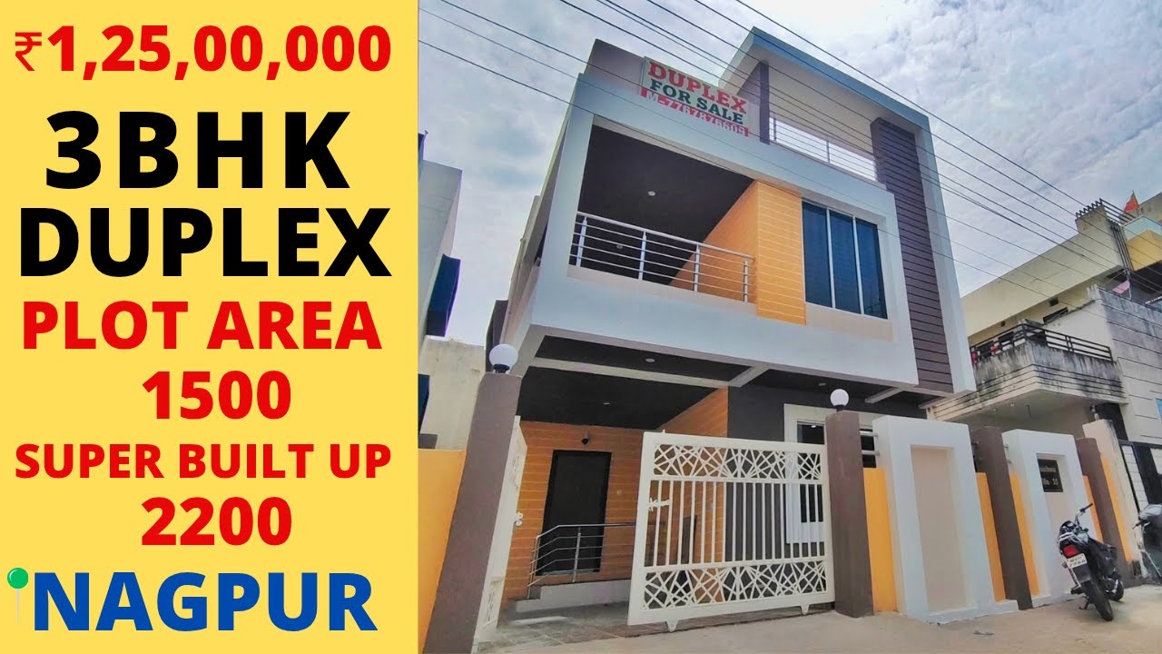 3bhk Ready to move duplex Zingabai Takli in Nagpur | Vn52