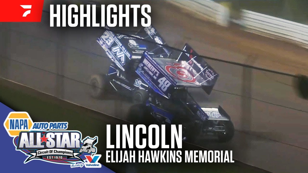 Elijah Hawkins Memorial | All Star Circuit of Champions at Lincoln Speedway 6/7/25 | Highlights