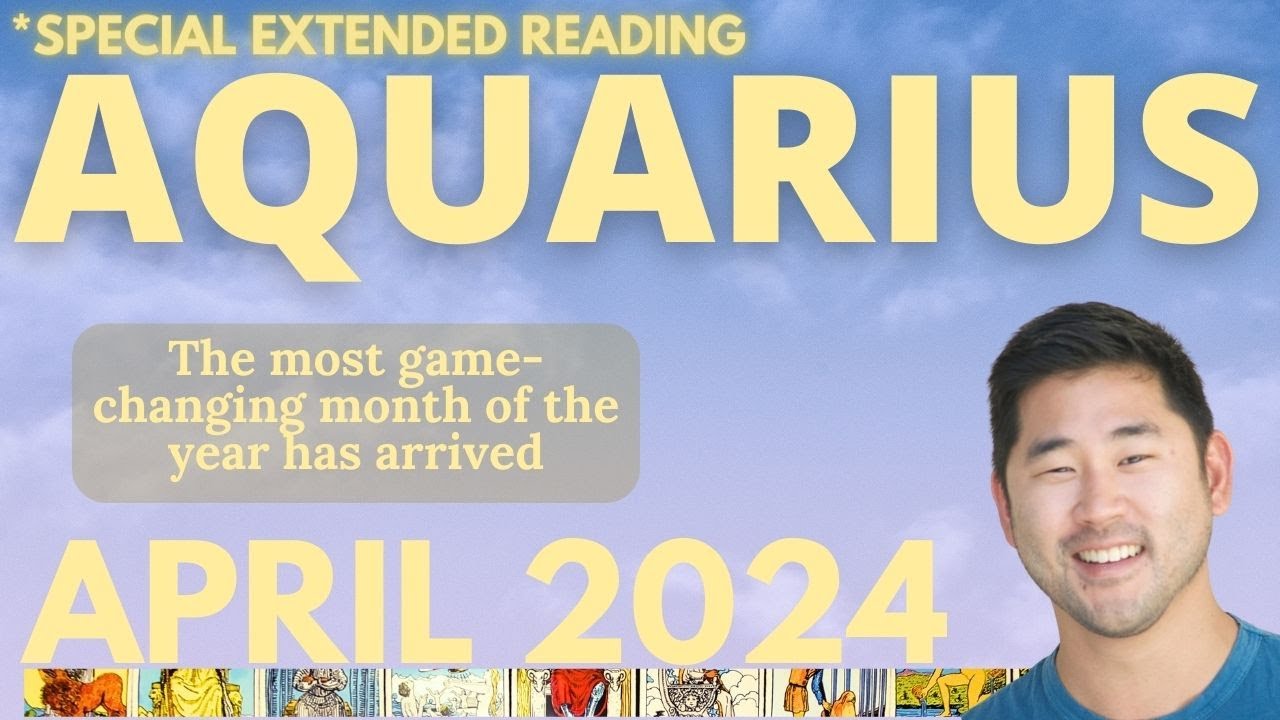 AQUARIUS April 2024 - YOU’VE WAITED A LONG TIME FOR AN ABUNDANT MONTH LIKE THIS!😍Tarot Horoscope♒️