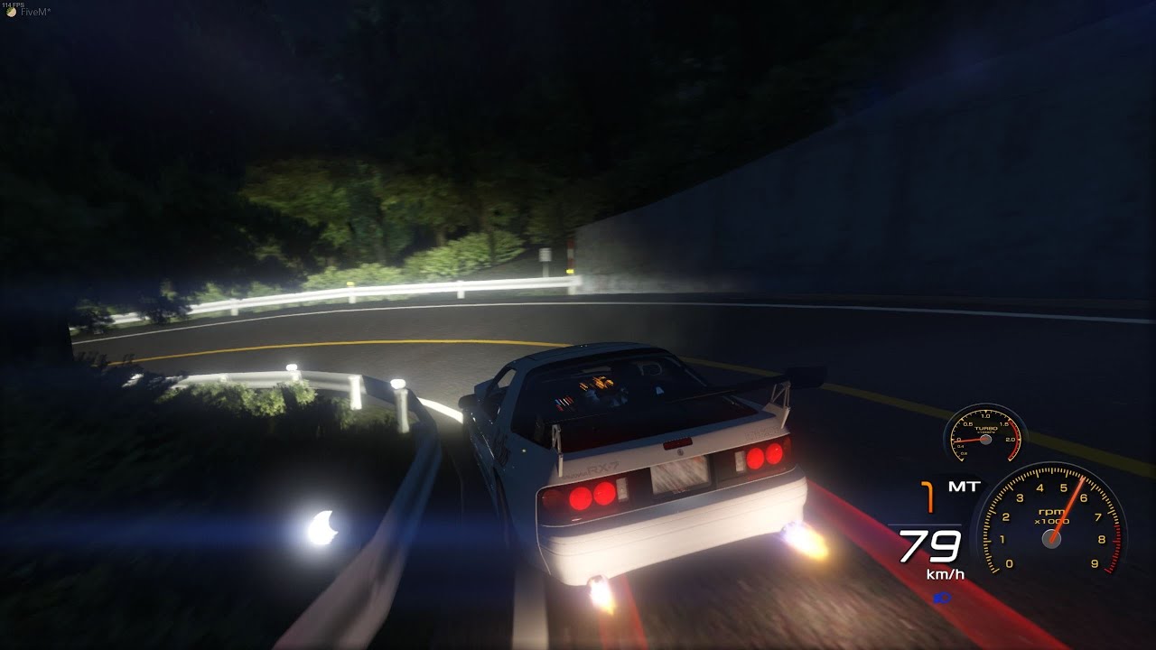 Initial D Akagi White Comet