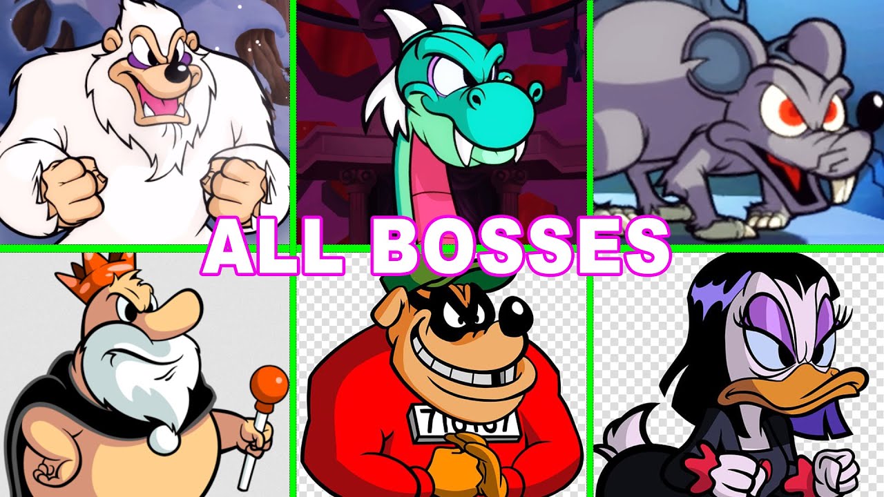DuckTales Remastered All Bosses Fight (No Damage) and Ending