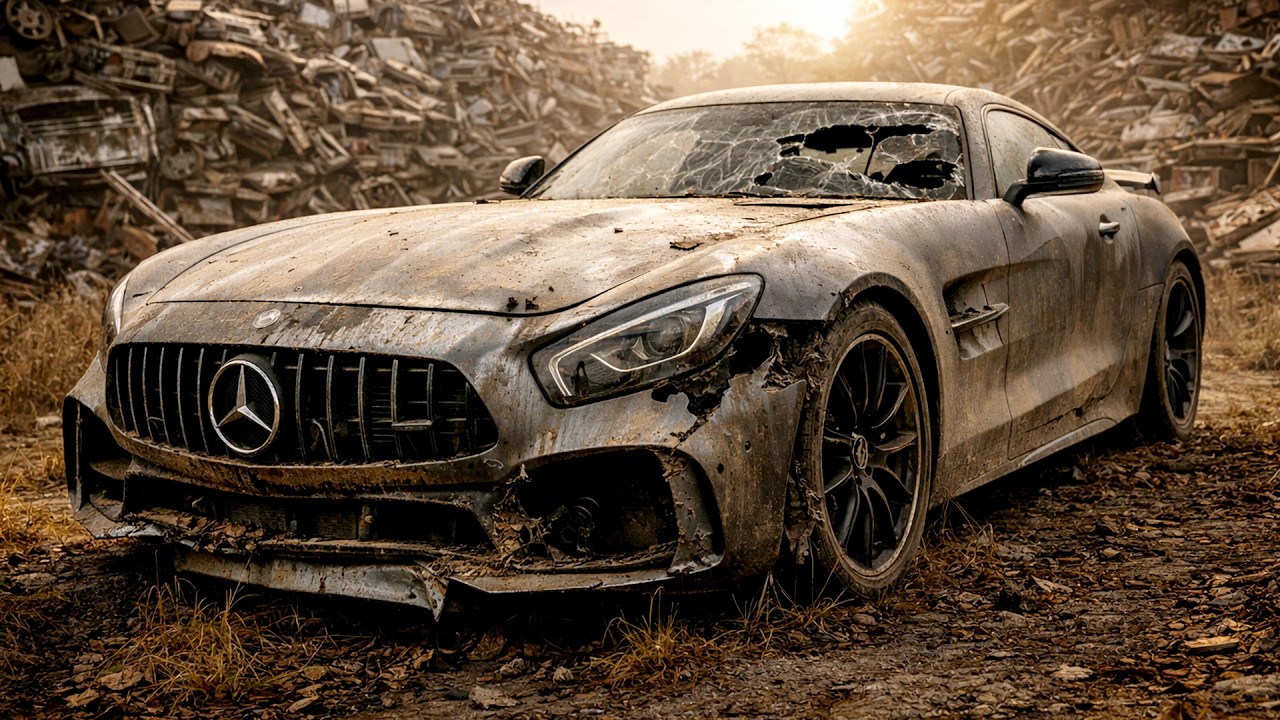 I Found a Destroyed Mercedes AMG GTR in a Junkyard and Fully Restored It