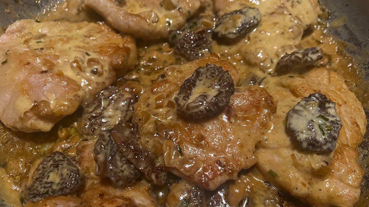 RIS DE VEAU AUX MORILLES - VEAL SWEETBREADS WITH MORELS [VIDEO 181]