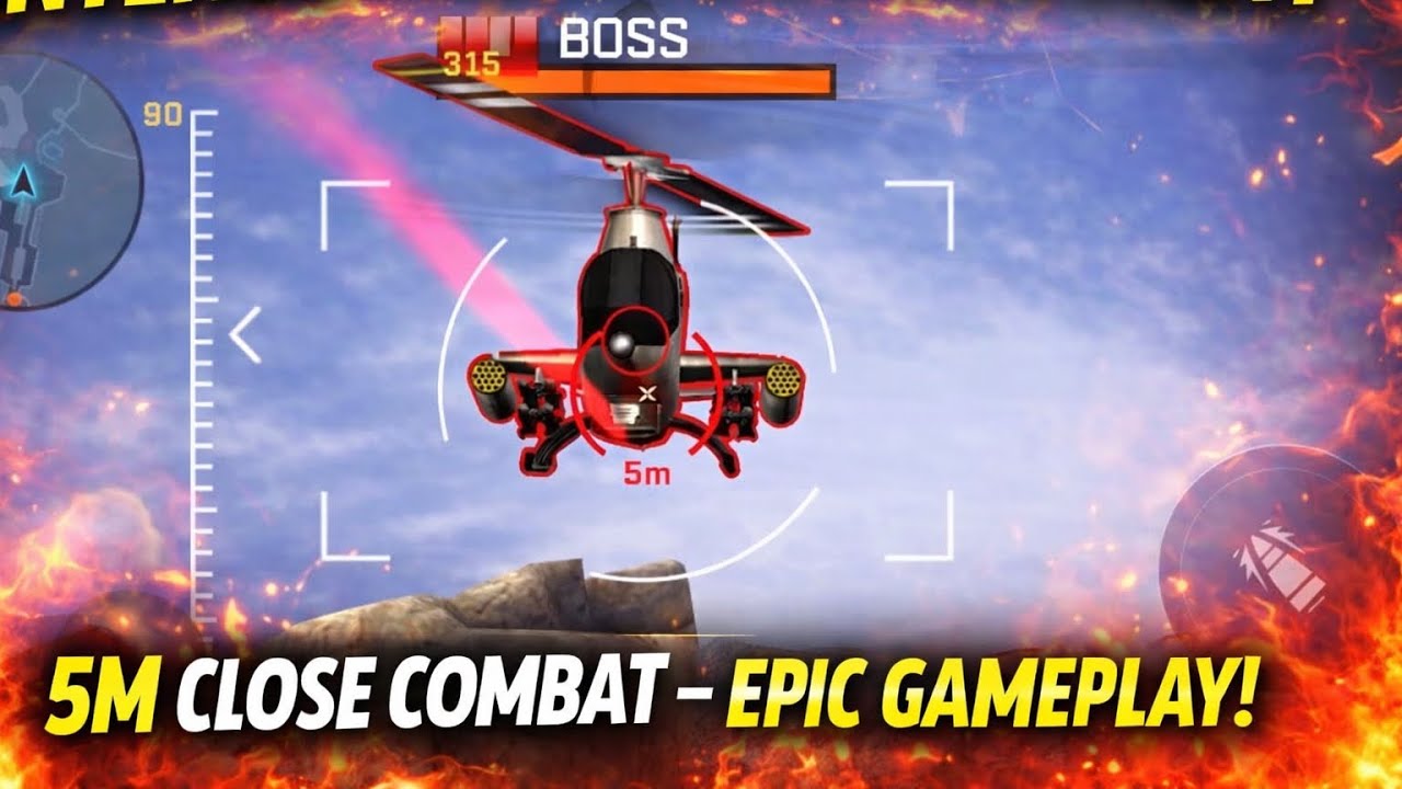 Intense Helicopter Boss Fight 🔥 5M Close Combat – Epic Gameplay!