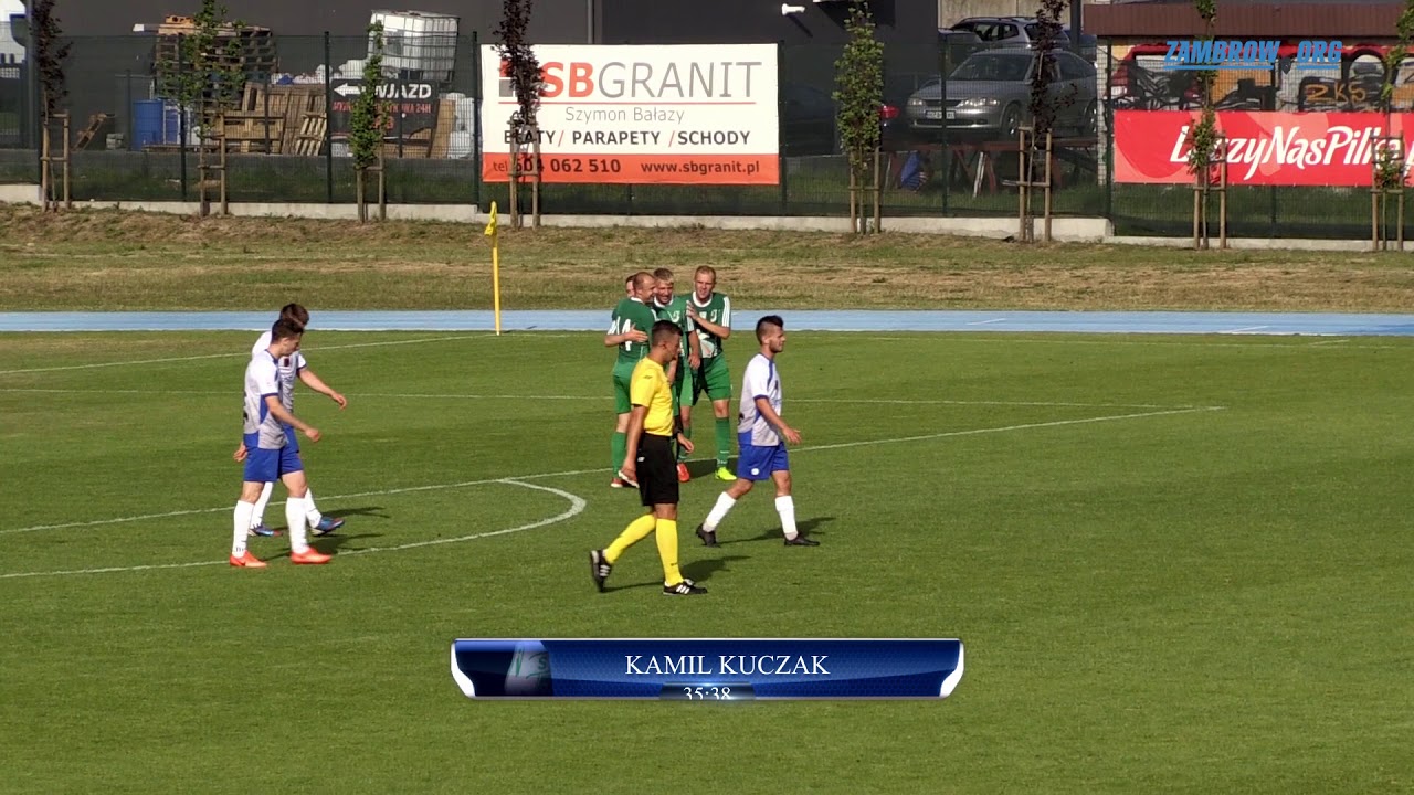 Skrót - Olimpia Zambrów vs. Pelikan Łowicz, 09.06.2018 - zambrow.org