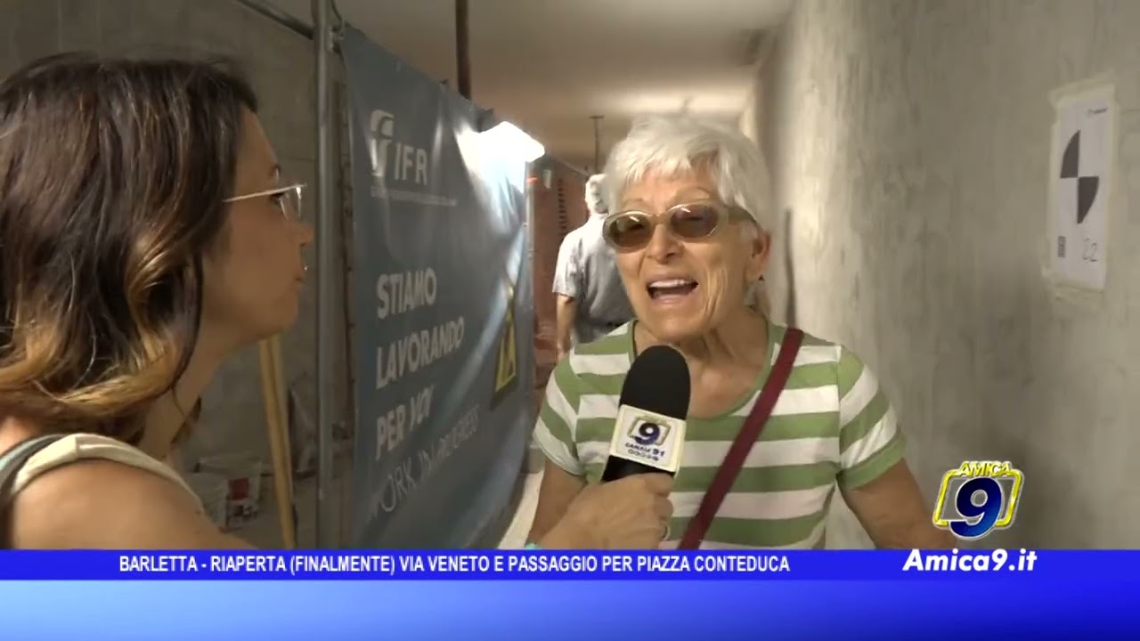 Barletta - Riaperta (finalmente) via Vittorio Veneto e passaggio per piazza Conteduca