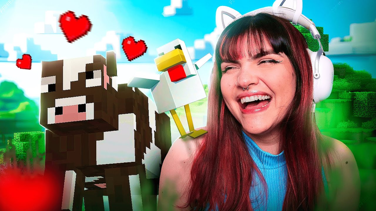 PEGANDO MEUS PRIMEIROS BICHOS NO MINECRAFT! Deu certo?? 🤣 - MochiCraft: O Primeiro Survival #3